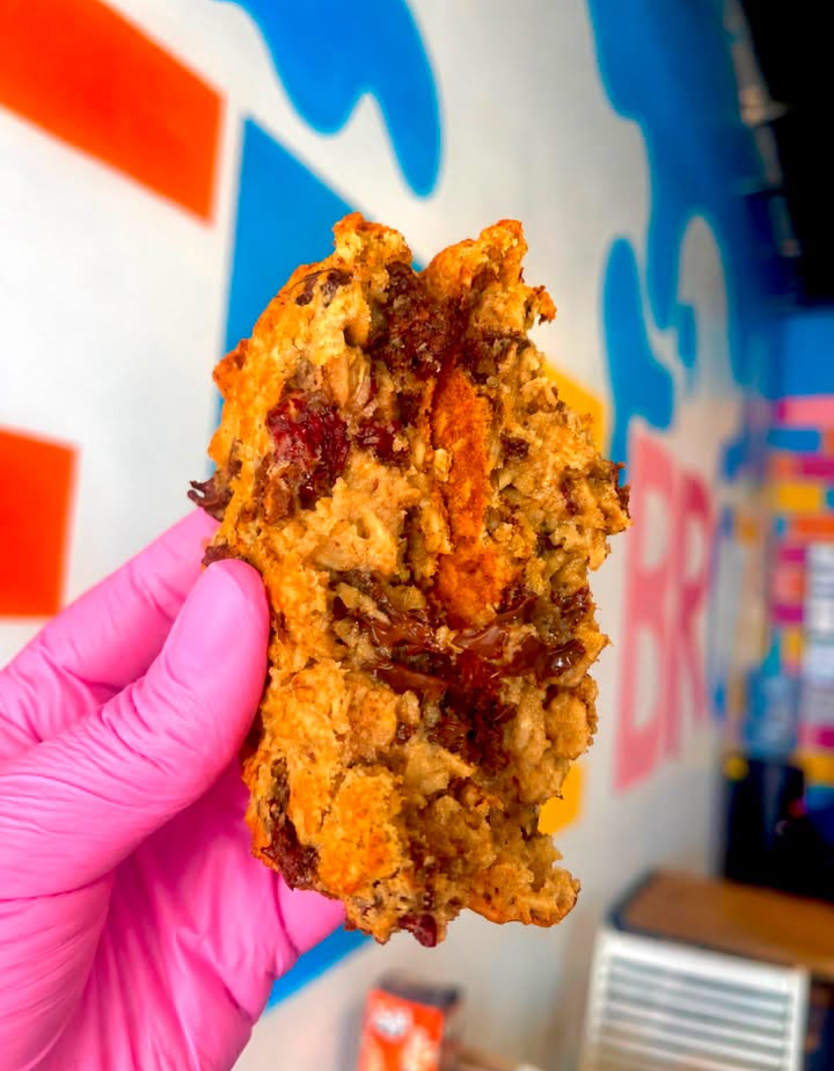 Oatmeal cranberry white chocolate cookie